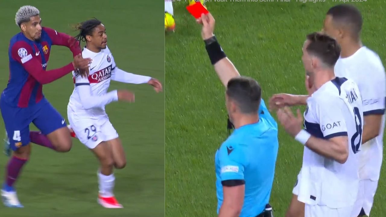 Araujo Red card