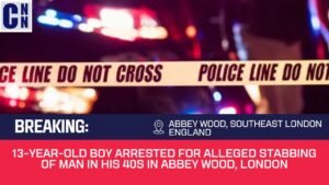 13-Year-Old Boy Arrested for Alleged Stabbing of Man in His 40s in Abbey Wood, London