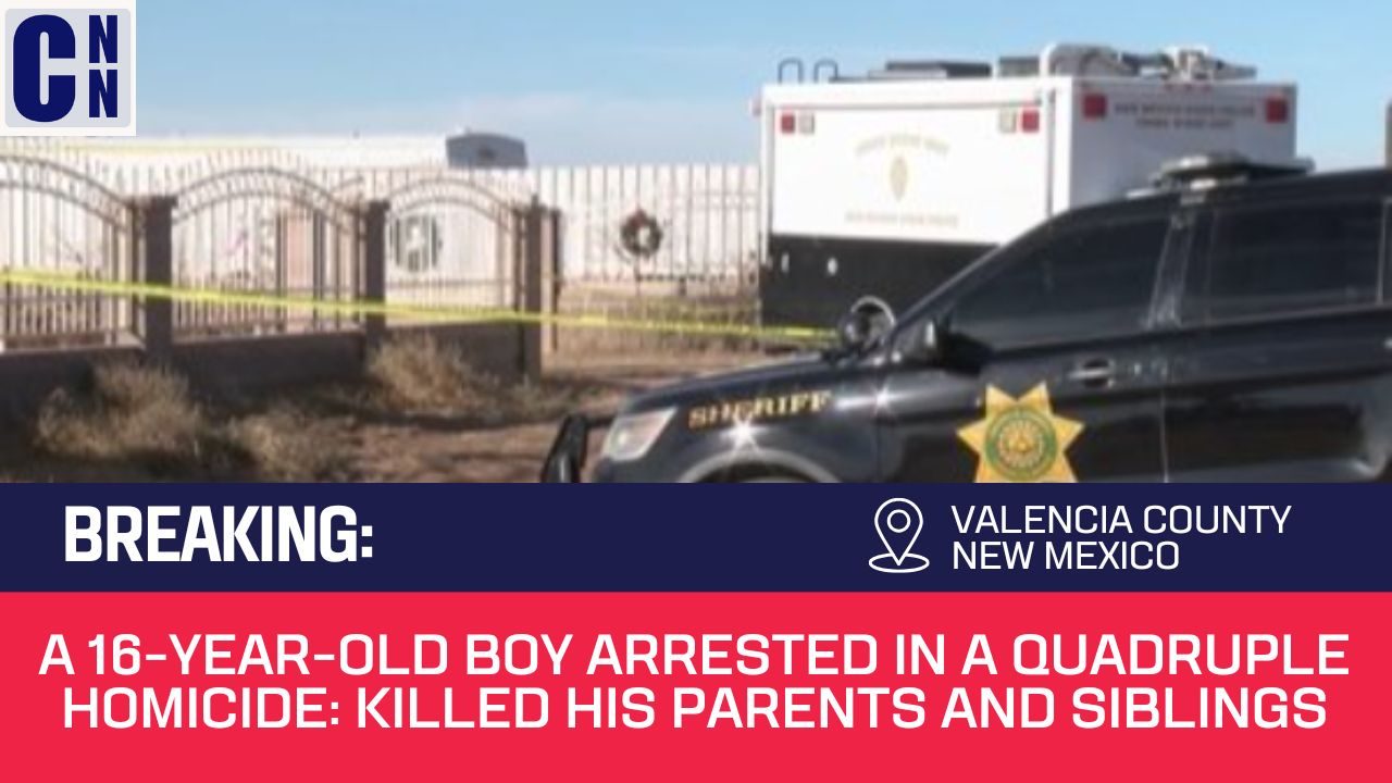 A 16-Year-Old Boy Arrested in a Quadruple Homicide: Killed His Parents and Siblings