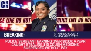 Police Sergeant Earning Over $200,000 a Year Caught Stealing $15 Cough Medicine