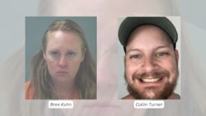 Bree Kuhn shot her husband, Collin Turner, during a heated argument while he was on a 911 call for help. The incident followed a series of escalating conflicts and accusations of emotional abuse between the couple.